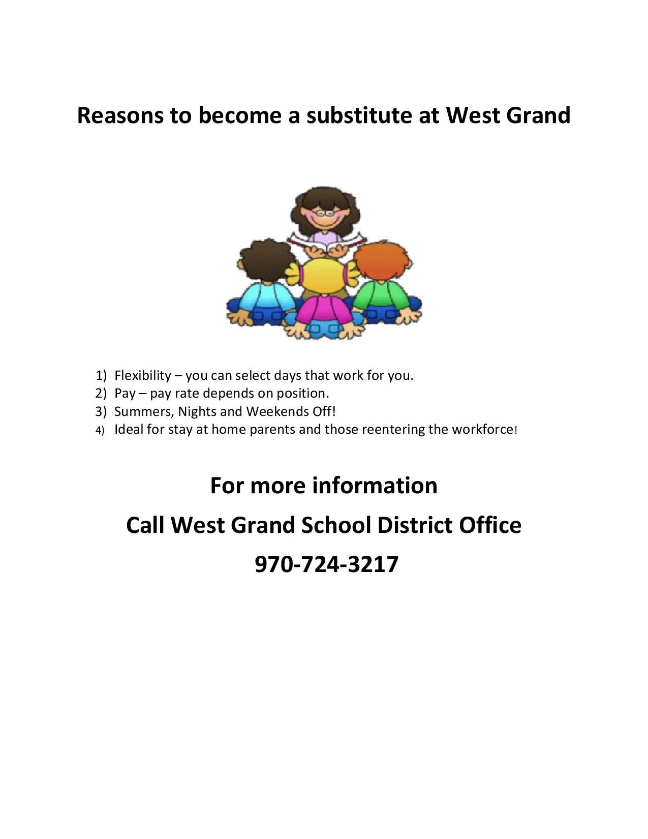 Substituting May Be For YOU!